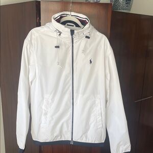 Polo by Ralph Lauren White Windbreaker Jacket